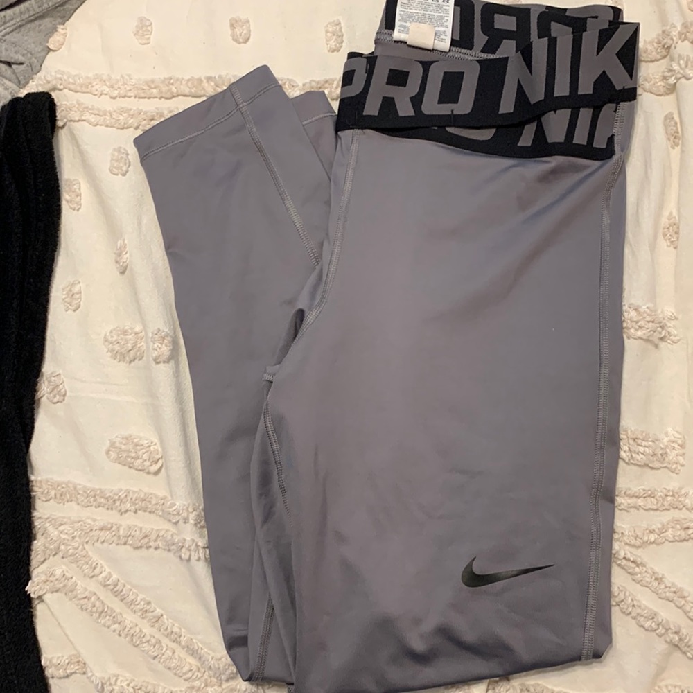 Never Worn Grey Nike Pros